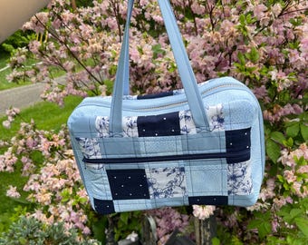 Handgemachte gequiltete Patchwork Bibel/Büchertasche