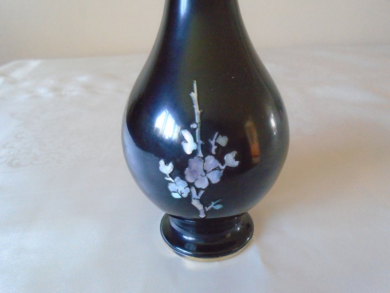 Plastic Bud Vase Japanese Abalone Inlay Etsy