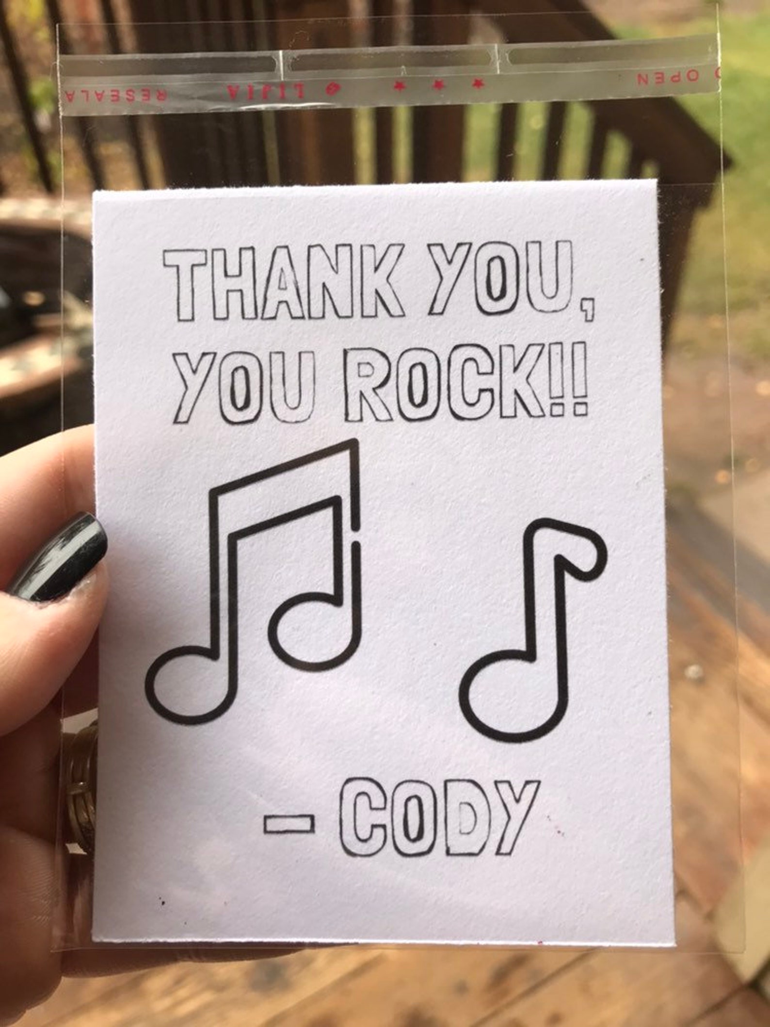 Rockstar Thank You Cards // Guitar Favors // Guitar Crayons // - Etsy