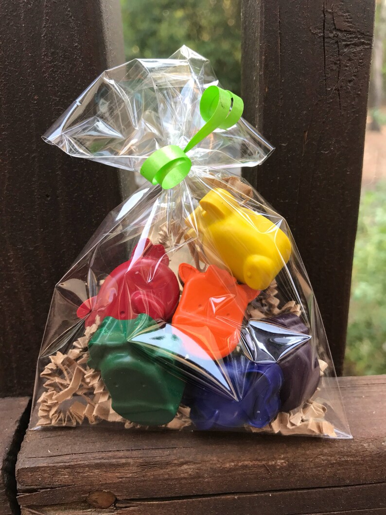Zoo PARTY FAVORS // Zoo Birthday Party // Zoo Crayons // Etsy