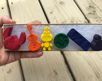 Lilo and Stitch Crayons // Lilo and Stitch Birthday // Kid Crayon // Lilo and Stitch Party // Stitch Birthday Party // Lilo and Stitch Favor