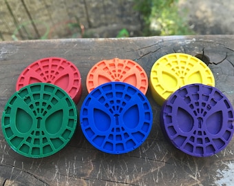 Spiderman Crayons // Fish Extender Kids // FE Ideas // Spiderman Birthday // Spiderman Party // Spiderman Favors