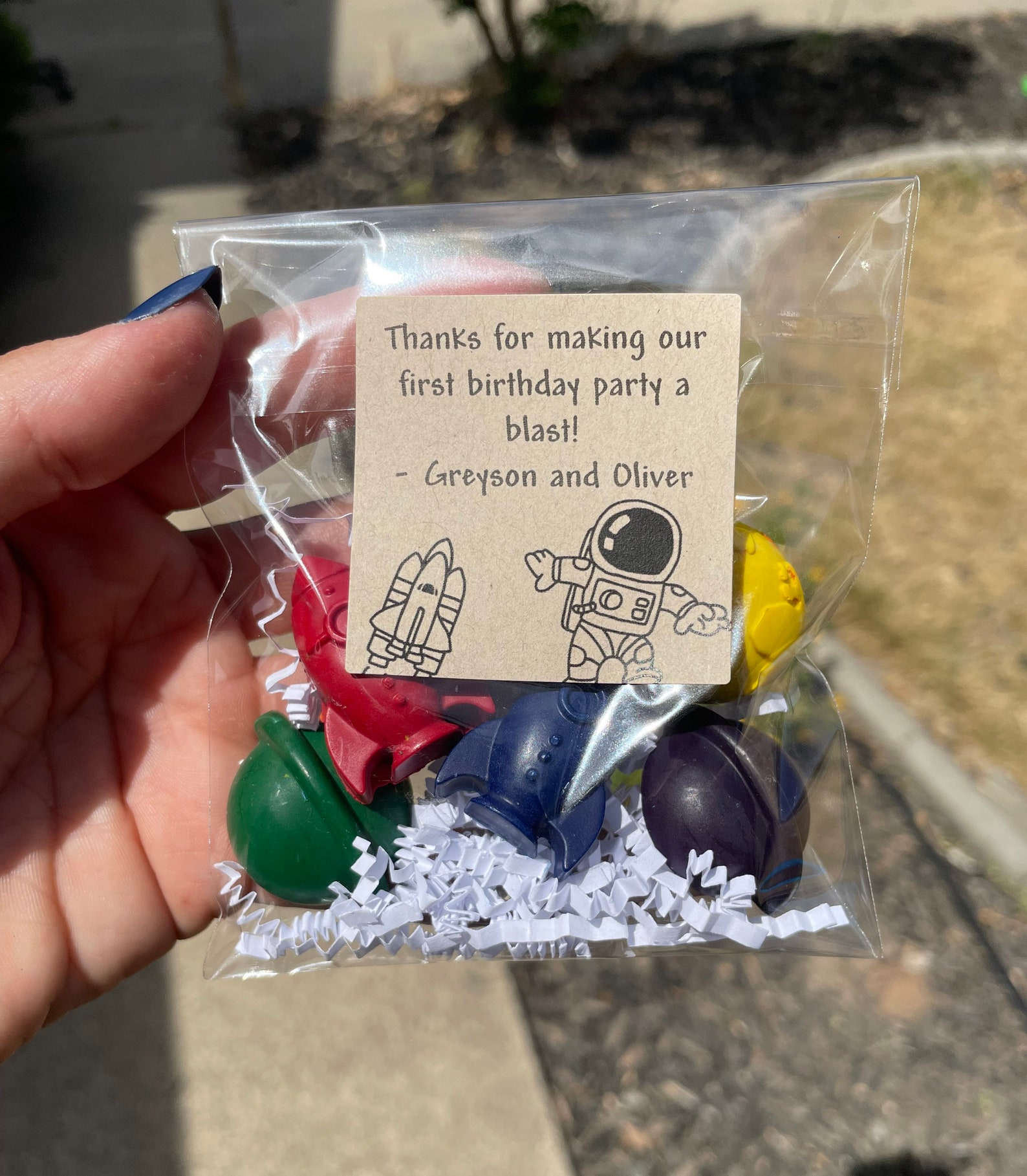 Space PARTY FAVORS // Astronaut Party Favors // Rocket Party Etsy