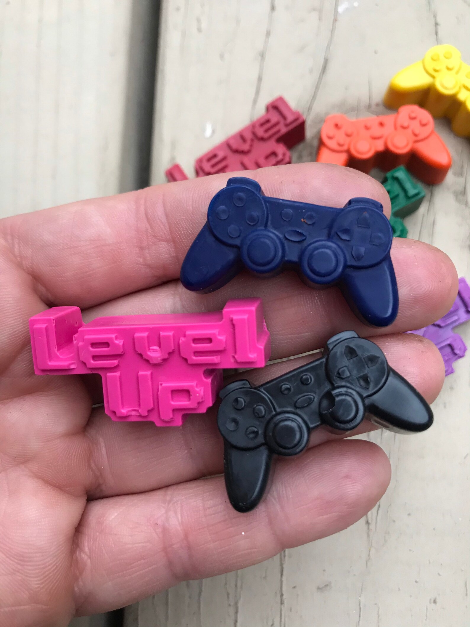 Video Game Crayons // Gamer Crayons // Kids Crayons // Video Etsy