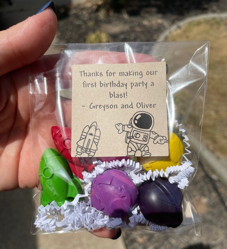Space PARTY FAVORS // Astronaut Party Favors // Rocket Party Etsy
