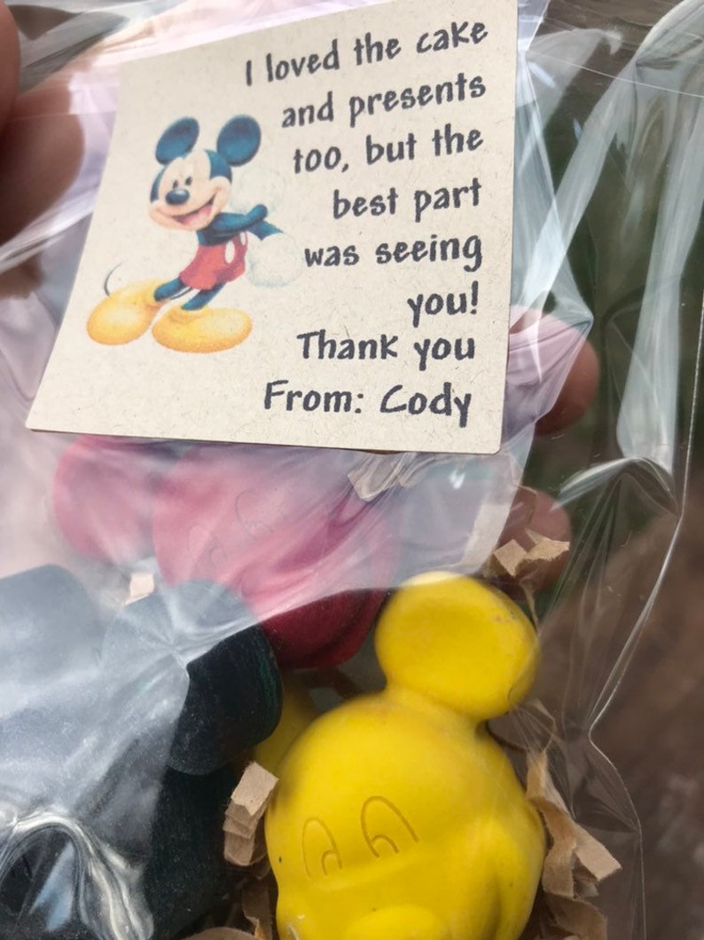 Mickey PARTY FAVORS // Disney Favors // Disneyland Party Etsy