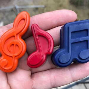 Music Note Crayons // Guitar Crayons // Singing Crayons // Music Gift ...