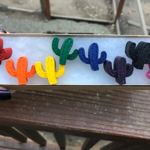 Cactus Stocking Stuffer // Christmas Crayons // Christmas Crayon Box // Stocking Stuffer Idee // Kid Stocking Stuffer // Non Candy Stuffer