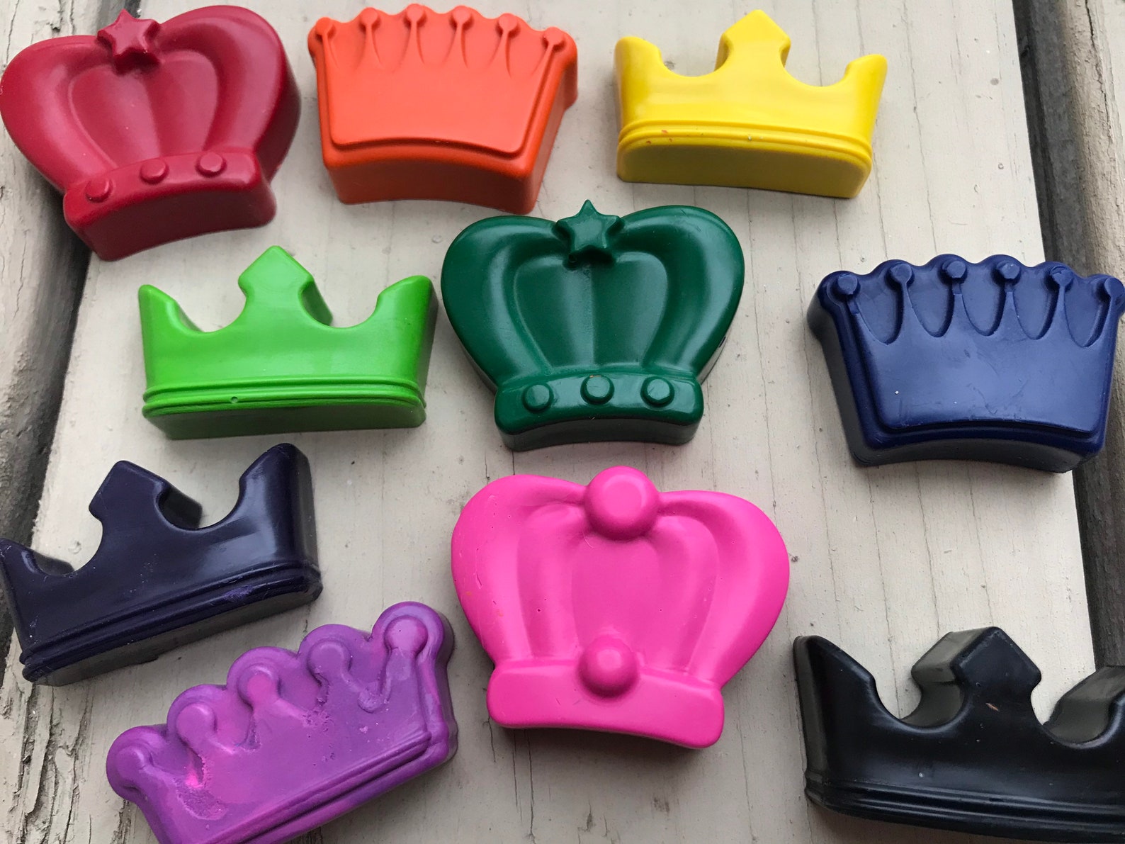 Crown Crayons // Princess Crayons // Kids Art Party // Art Etsy