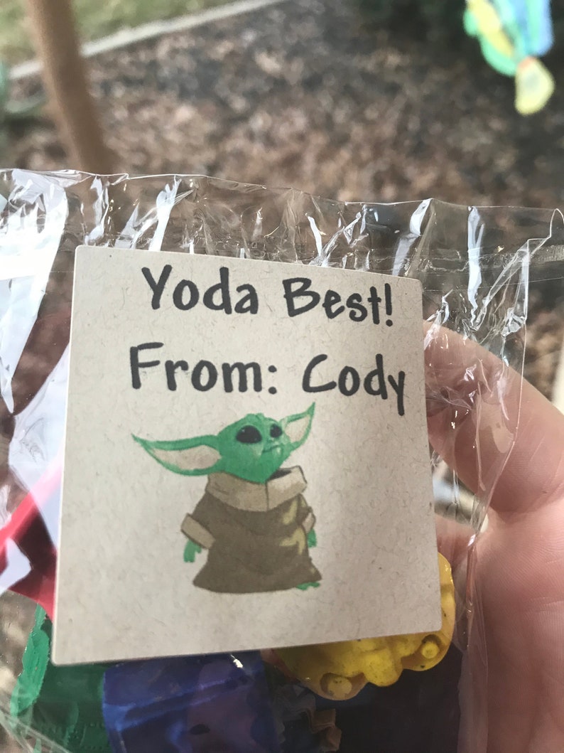 Baby Yoda Party Favors // Mandalorian Party Favors // Baby Etsy