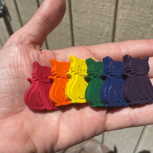 Cat Crayons // Kitty Cat Crayons // Crayon Party Favor // Crayon Goodie Bag // Kitty Favors // Crayola // Kids Goodie Bag // Party Favor Bag