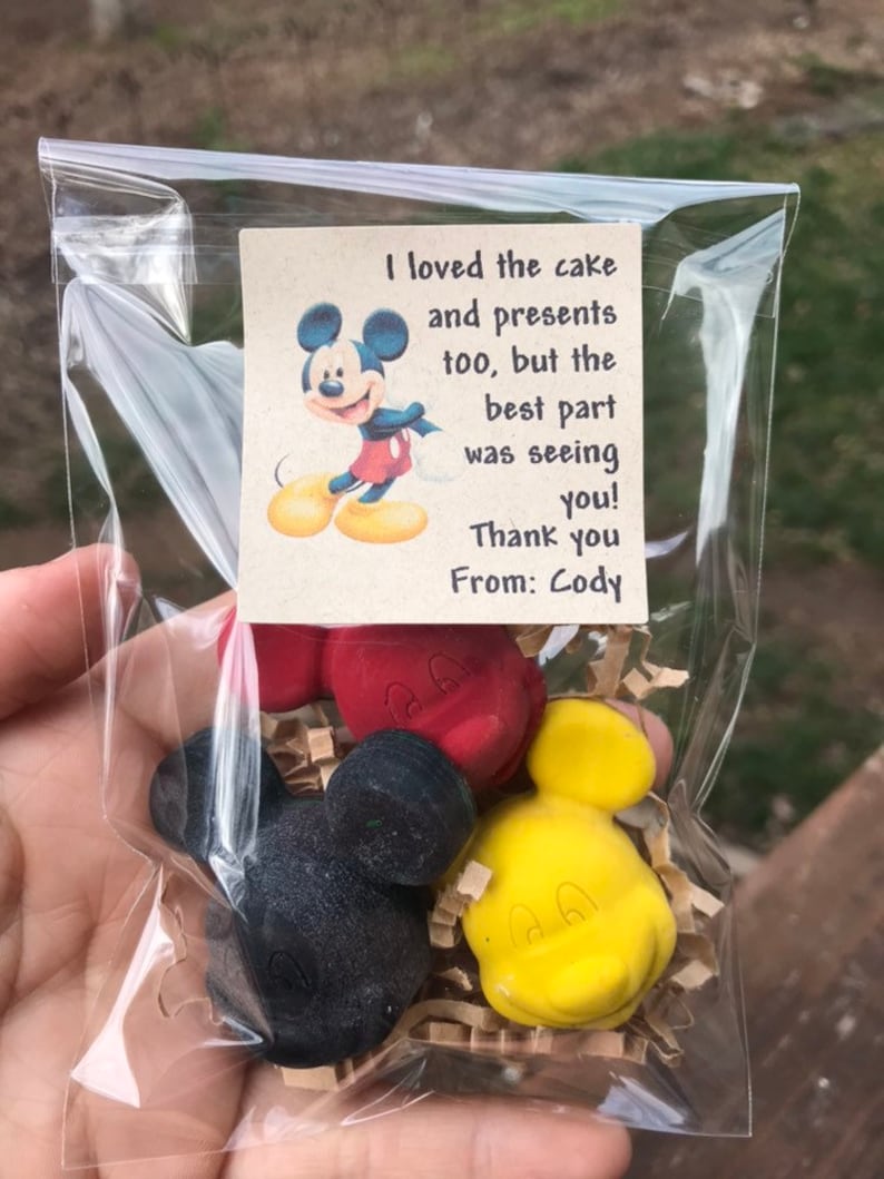 Mickey PARTY FAVORS // Disney Favors // Disneyland Party Etsy
