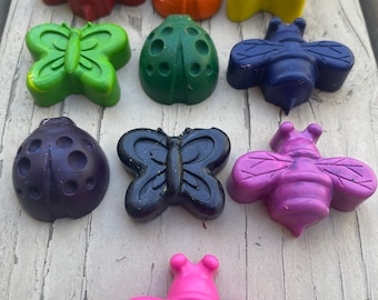 Loose Crayons // Bug Crayons // Garden Crayons // Kids Crayons // Kids Gift Idea // Garden Birthday // Bug Birthday // Kids Party Coloring