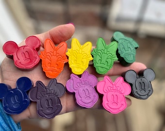 Mickey Mouse Clubhouse Crayons // Disney Junior // Mickey Crayons // Minnie Mouse Crayons // Donald Crayons // Daisy Crayon // Disney Crayon