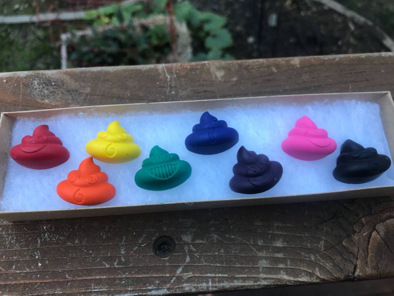 Christmas Crayons Poop Stocking Stuffer Funny Kids Crayons Poo Crayon