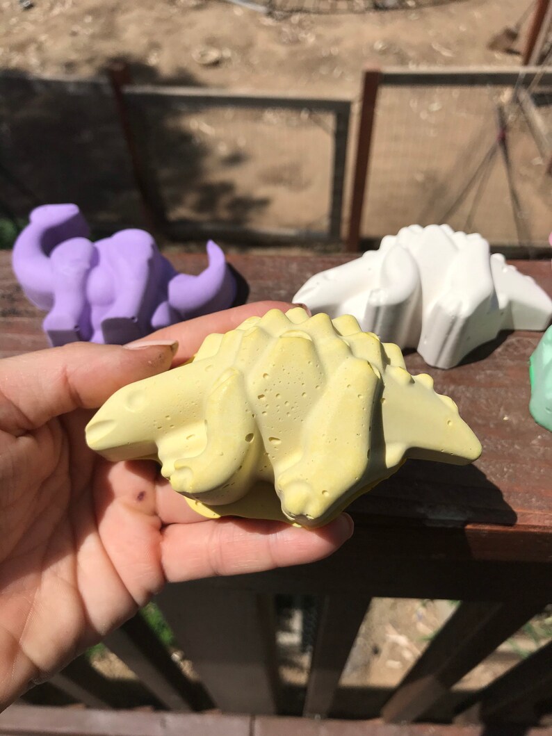 Dino Chalk // Dinosaur Chalk // Sidewalk Chalk // Dinosaur Etsy
