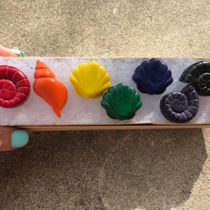 Mädchen Strumpf Stuffer / / Kinder Strumpf Stuffer / / Mädchen Weihnachtsgeschenk / / Weihnachten Crayons / / Kinder Weihnachtsgeschenk / / Shell Crayon Box