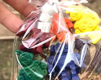 Robot Crayons // Robot Party Favors // Party Favor Bags // Robot Birthday // Kids Party Favors // Crayon Favors // Thank You Favors
