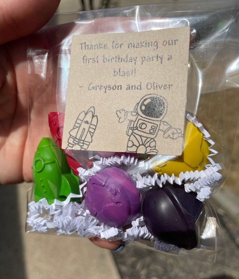 Space PARTY FAVORS // Astronaut Party Favors // Rocket Party Etsy