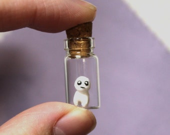 TBH Creature in a Bottle Charm Resin Tiny Necklace Keychain Autism Creature