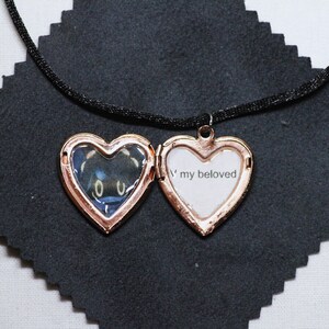 My Beloved Meme Heart Custom Locket Necklace Etsy