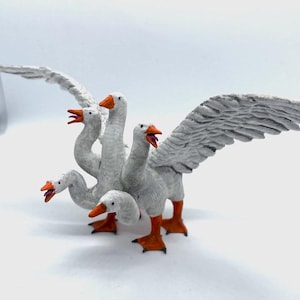 Gåshydra av mz4250 | Dungeons and Dragons Miniatyr | Handmålad omålad eller grundmålad