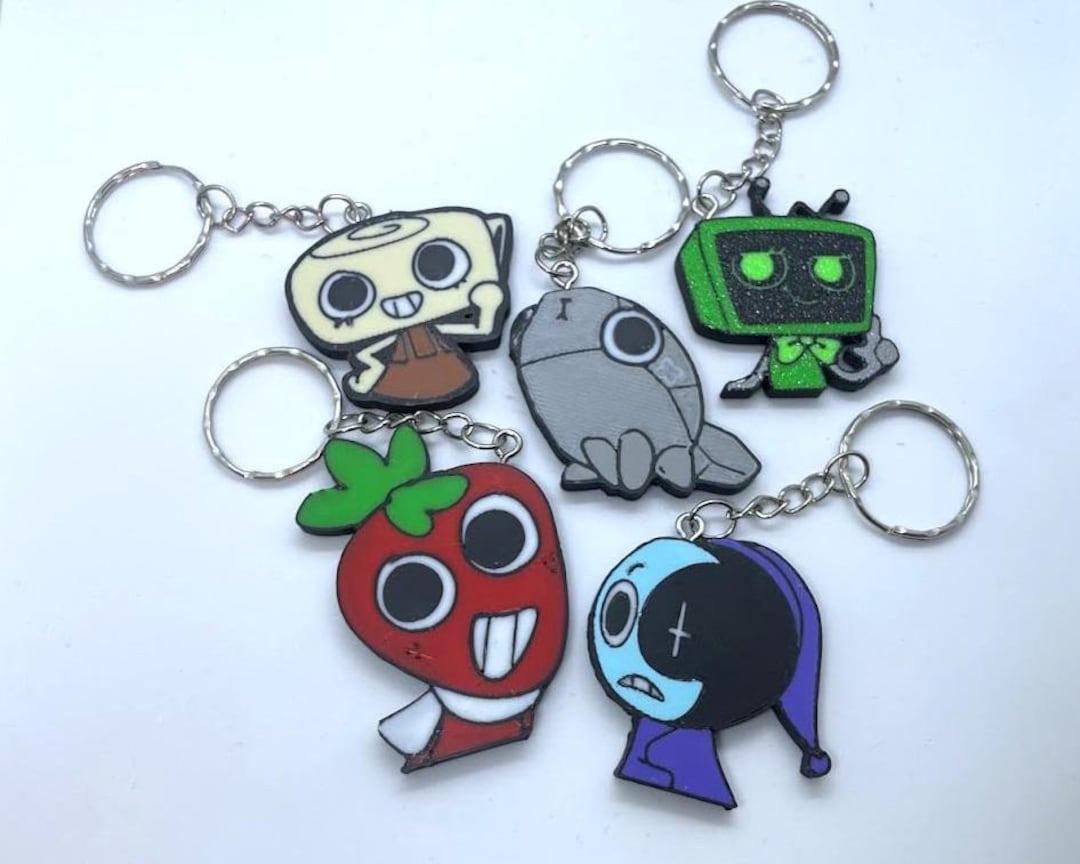 Roblox Dandy's World 3D Printed Keychain | Vee Shelly Sprout