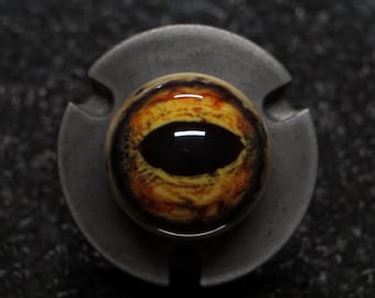 Orange Frog - Realistic Resin Frog Eyeball – Fake Acrylic Eyes for Sculpture, Dolls, Displays, Film, Special FX, and Jewelry