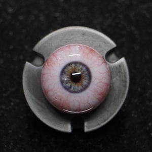 Camera Ready Blue Hazel Resin Eye, Acrylic Doll Eye, Brown Eye Ball, Realistic Eye, Doll Eyes, Eye Balls, Eye Jewelry