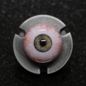 Camera Ready Fern Green Resin Eye, Acrylic Doll Eye, Brown Eye Ball, Realistic Eye, Doll Eyes, Eye Balls, Eye Jewelry