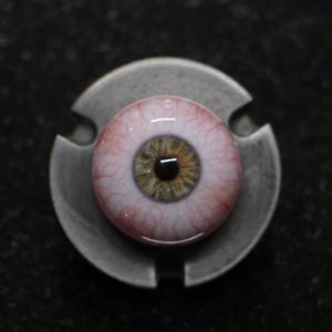 Camera Ready Green Resin Eye, Acrylic Doll Eye, Brown Eye Ball, Realistic Eye, Doll Eyes, Eye Balls, Eye Jewelry