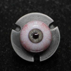 Camera Ready Sage Green Resin Eye, Acrylic Doll Eye, Brown Eye Ball, Realistic Eye, Doll Eyes, Eye Balls, Eye Jewelry