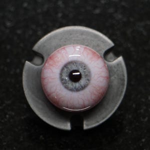 Camera Ready Slate Resin Eye, Acrylic Doll Eye, Brown Eye Ball, Realistic Eye, Doll Eyes, Eye Balls, Eye Jewelry
