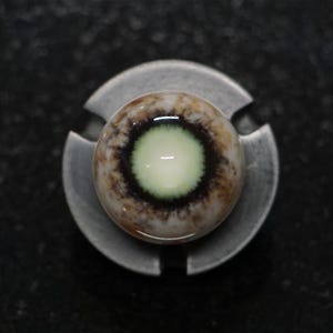 Necromancer - Hyper Realistic Resin Zombie Lord Eyeball – Fake Acrylic Eyes for Sculpture, Art, Dolls, Displays, Film, Special FX & Jewelry