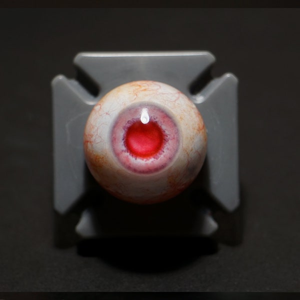 The Bishop, Albino Eye, Resident Evil, Voodoo, Fake Eye, Resin Eye, Doll Eye, The Walking Dead, Latex Mask, Eye Jewelry