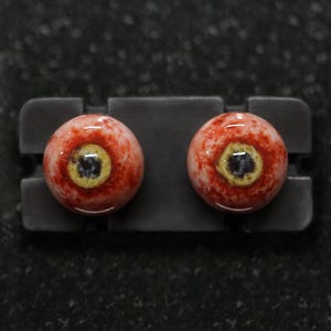 Grave Robber - Hyper Realistic Resin Zombie Eyeball – Fake Acrylic Eyes for Sculpture, Art, Dolls, Displays, Film, Special FX and Jewelry