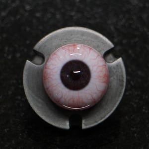 Camera Ready Dark Brown Resin Eye, Acrylic Doll Eye, Brown Eye Ball, Realistic Eye, Doll Eyes, Eye Balls, Eye Jewelry