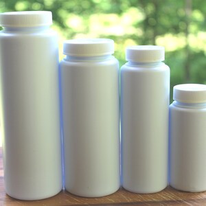 Empty Powder Shaker - DIY Baby/Body/Foot Powder Dispenser Bottle - Made in USA