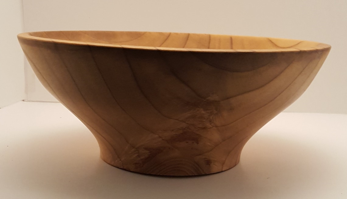 Handmade Magnolia Wood Turned Bowl Etsy Sweden
