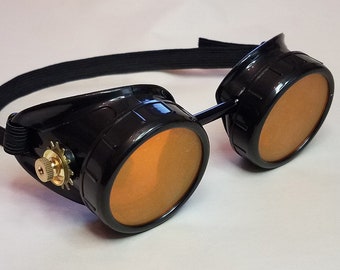 retro futuristic one of kind sci-fi mechanical eyewear Steampunk Goggles