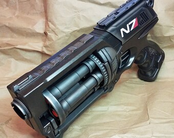 Mass Effect Inspired N7 "Night Flying Rodent" Modified Nerf Maverick Steampunk Cosplay LARP Birthday Gift Fallout Pirate SciFi