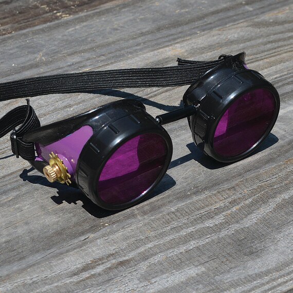 Gafas Steampunk, Gafas Steampunk, Gafas de sol Steampunk, Gafas de Aviador,  Gafas Cibernéticas, Gafas Cyberpunk, Gafas Negras, Gafas Cyberpunk -   España