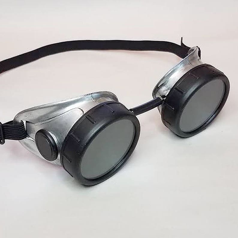 Aviator Goggles Goggles Burning Man Steampunk Goggles Fallout SciFi Mass Effect Burningman Motorcycle Goggles Wasteland Steampunk