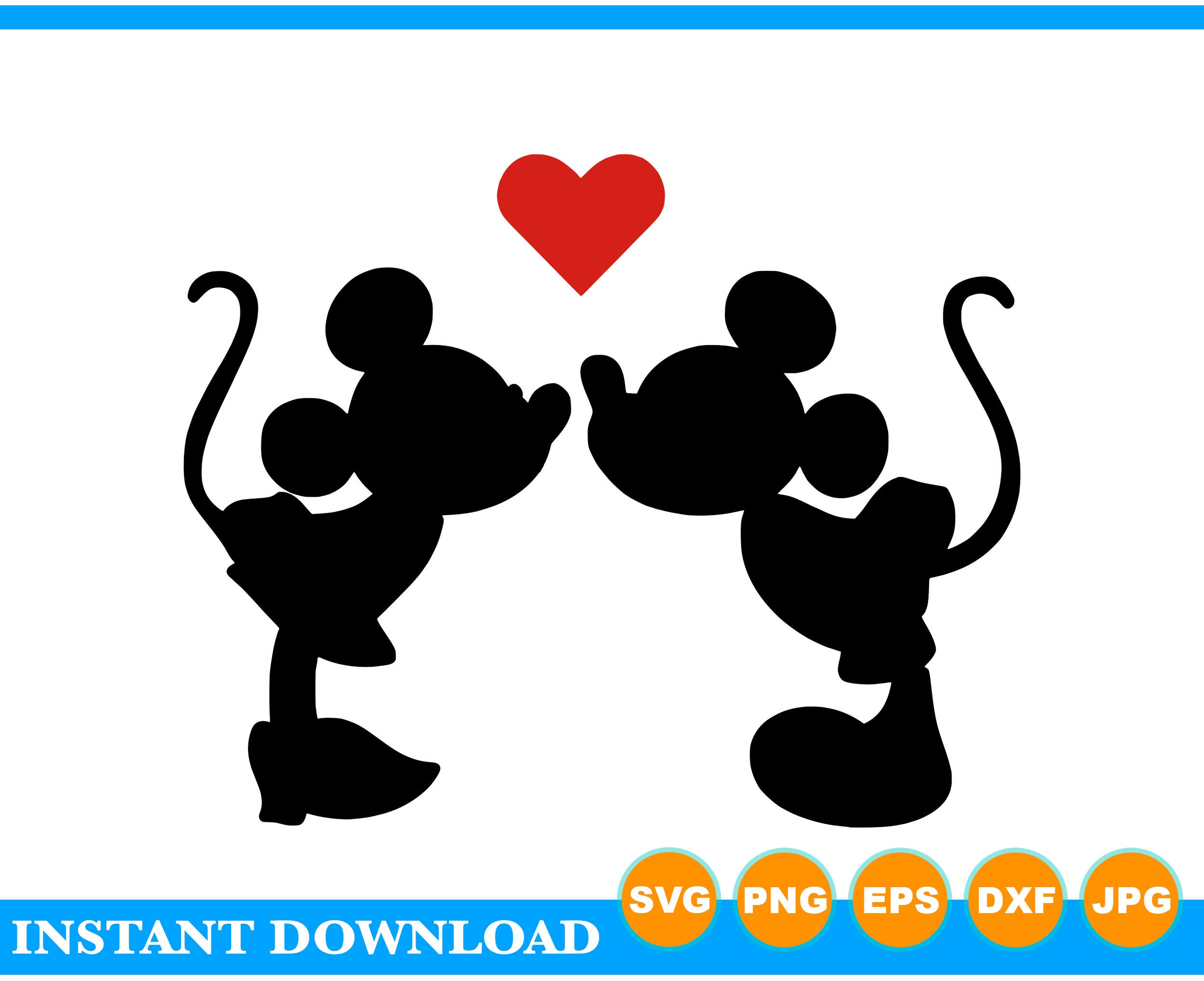 Mickey and shop minnie kissing shoes