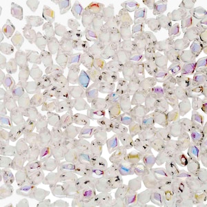 Mini GemDuo, assorted colors, 10gms, approximately 136-140 beads