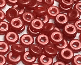 5 gms pastel dark coral Zero bead (same size and shape as 0 beads), ZB2425010