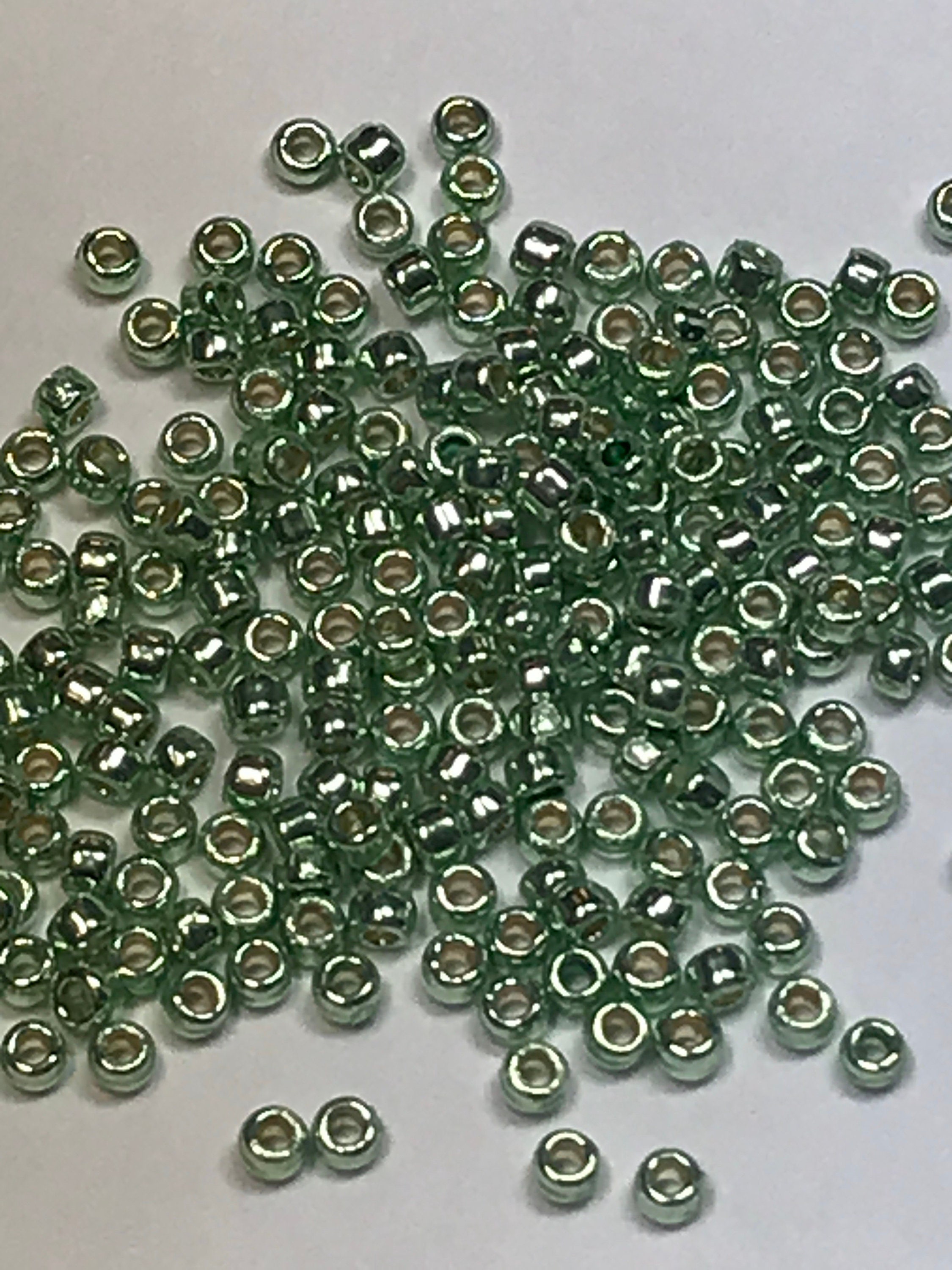 Toho PF560 Lime Galvanized Permafinish Japanese Seed Beads, 6/0, 8/0, 11/0,  15/0 -  Canada
