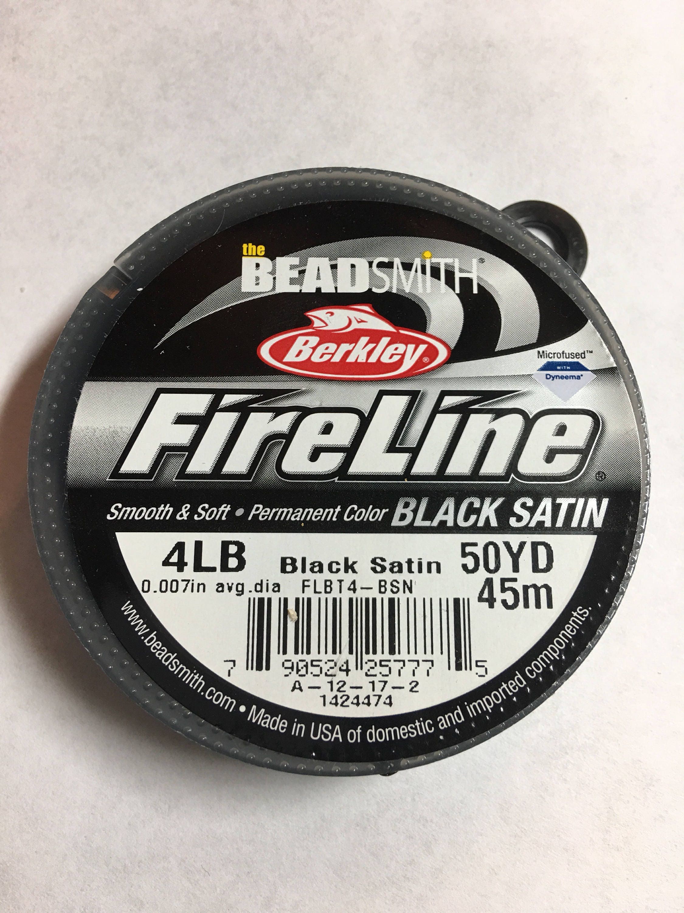 4 Lb OR 6 Lb Fireline Bead Thread, Fireline Beading Thread, 4lb or 6lb  Smoke or Crystal Fireline 5368 5369 6167 6167CR 222F 