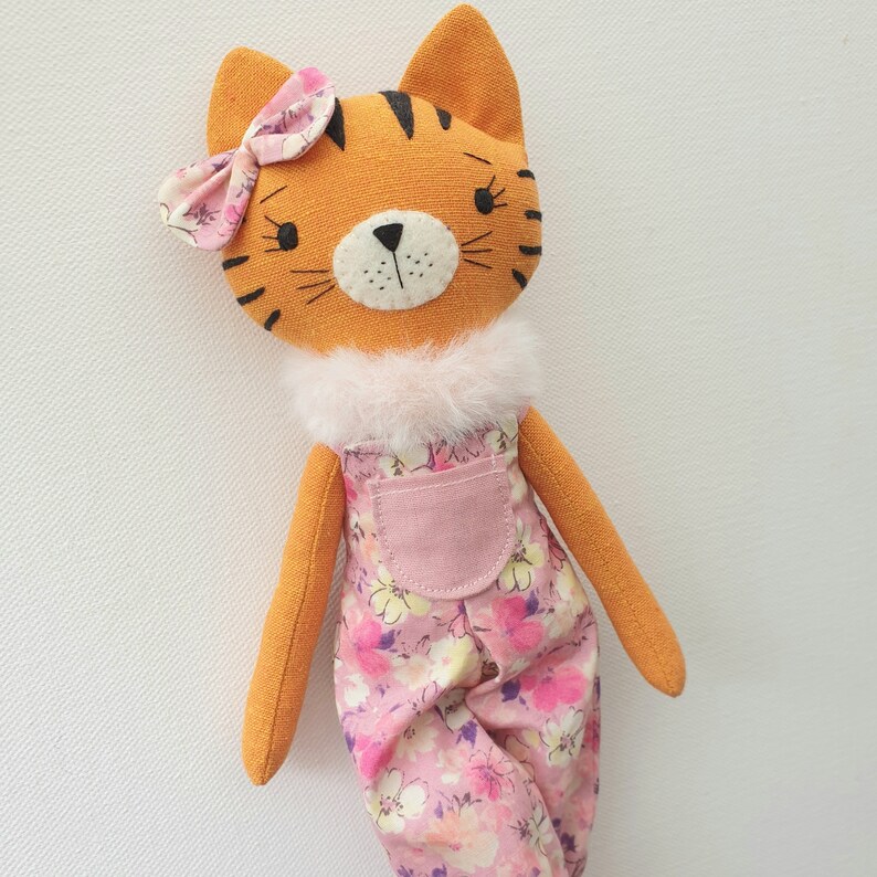 Kitten Doll Sewing Pattern Digital pdf Doll Sewing Pattern. image 2