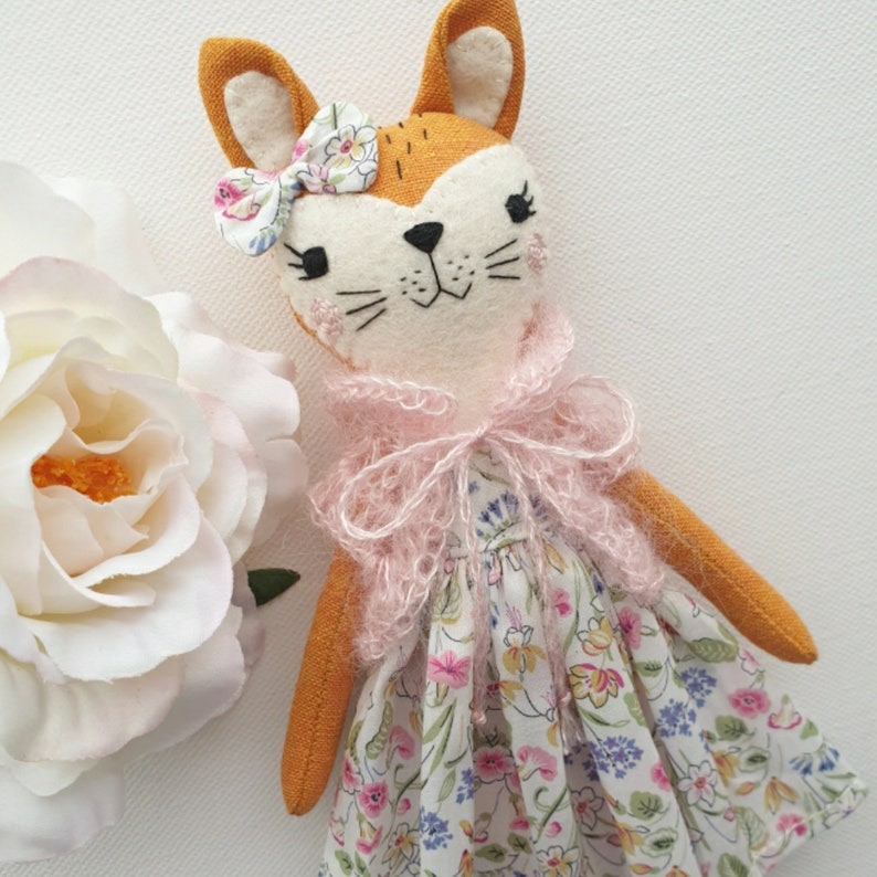 Fox Doll Sewing Pattern and Tutorial Fox Doll PDF Pattern and Tutorial image 7